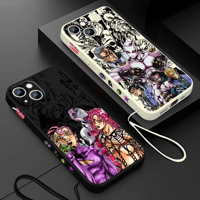 Phone Cases For Iphone 16 - Anime JOJO Schurk Diavolo Dio Telefoonhoesje
