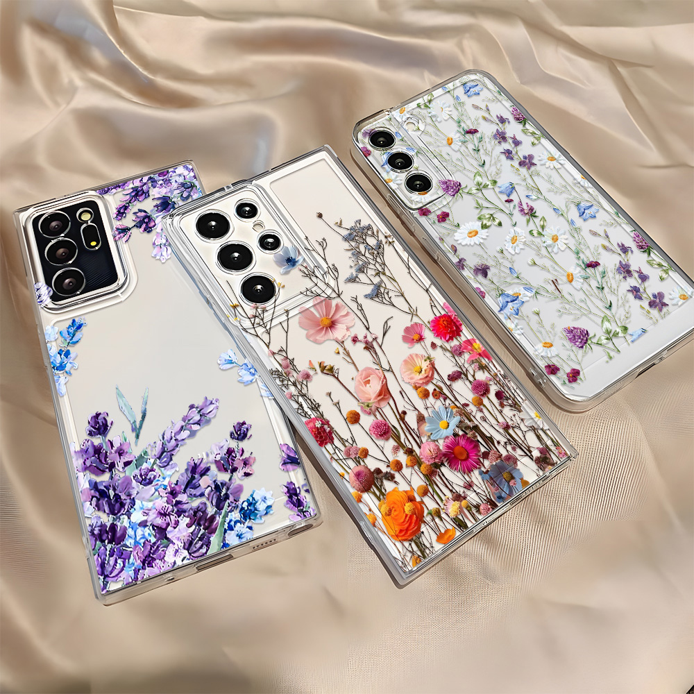 Phone Cases Galaxy A16 5G - Bloemen Telefoonhoesje voor Samsung A56 5G
