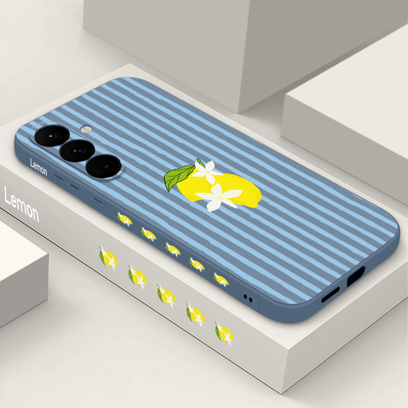 Phone Cases Galaxy A16 5G - Stripe Lemon Print TPU Telefoonhoesje voor