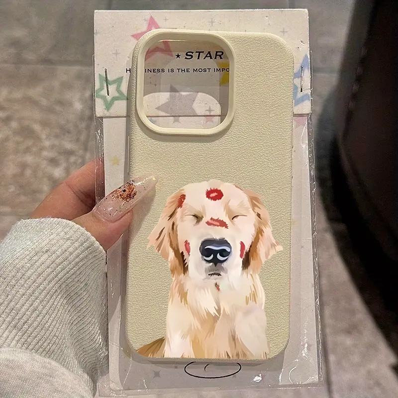 Phone Cases Galaxy A16 5G - Leuke Golden Retriever Rode Lip Print