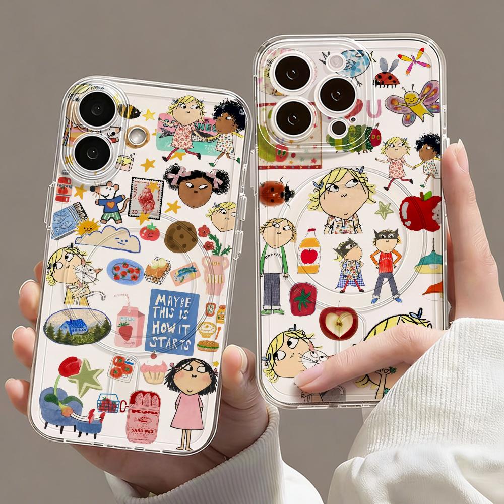 Cartoon C-Charlie en Lola Tele - Phone Cases For Iphone 16 recensie en prijs