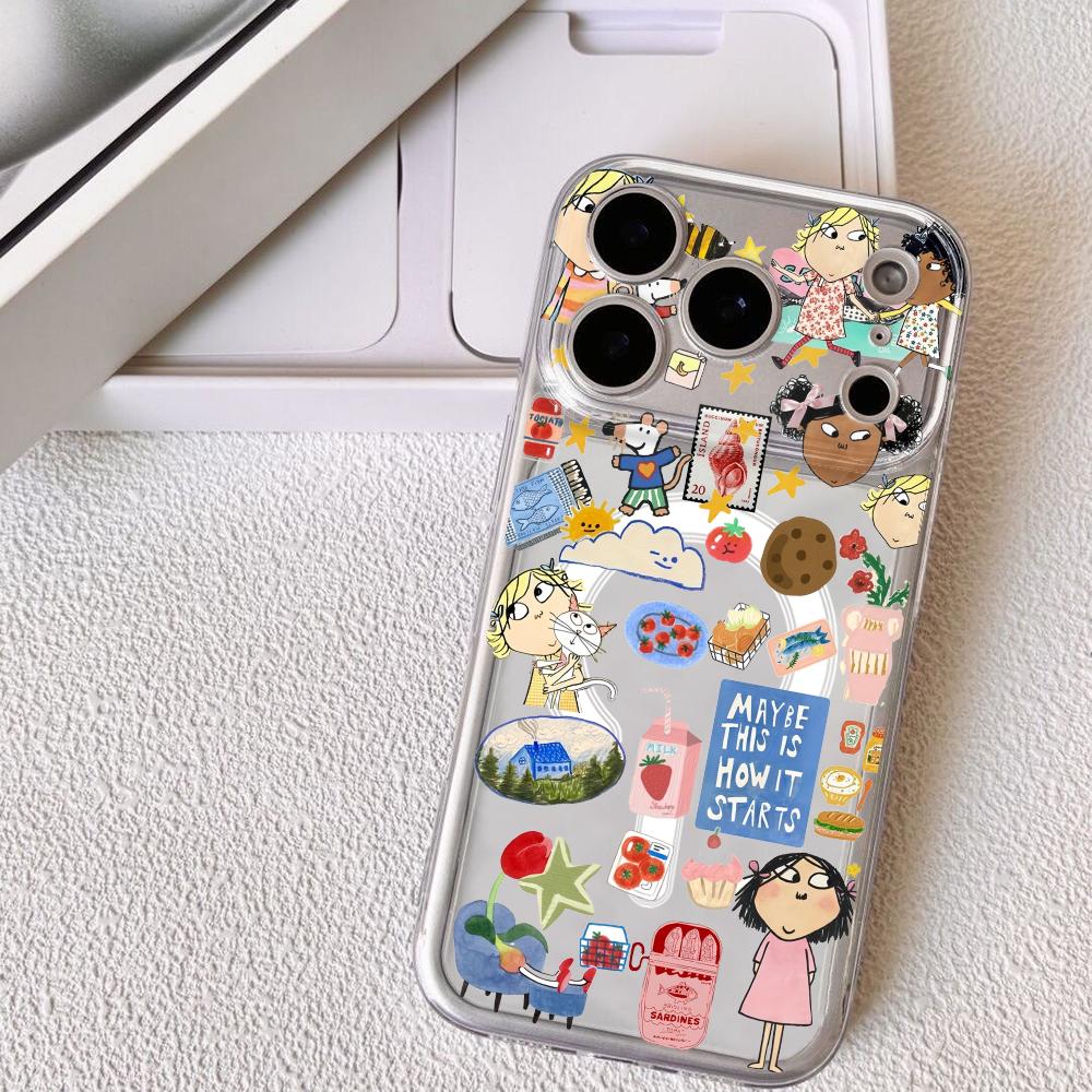 Cartoon C-Charlie en Lola Tele - Phone Cases For Iphone 16 recensie en prijs