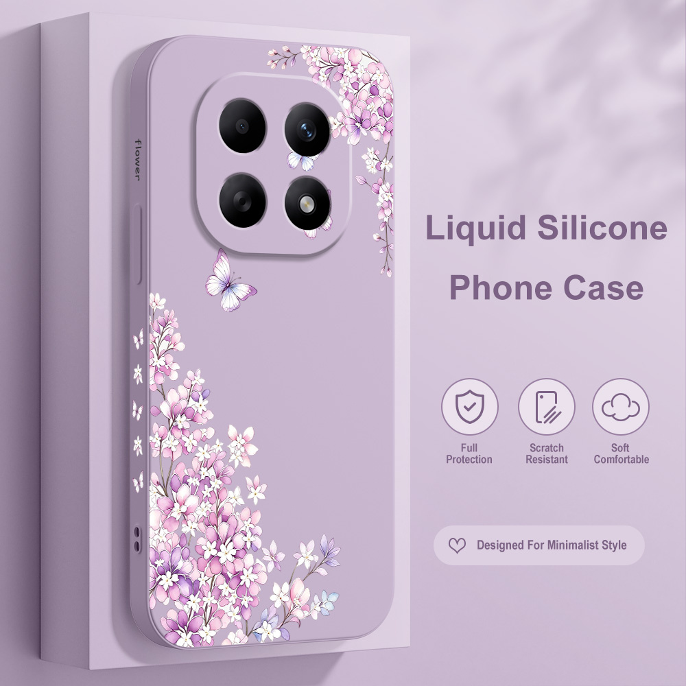 Violet Bloemen Telefoonhoesje  - Phone Cases Xiaomi 15 recensie en prijs