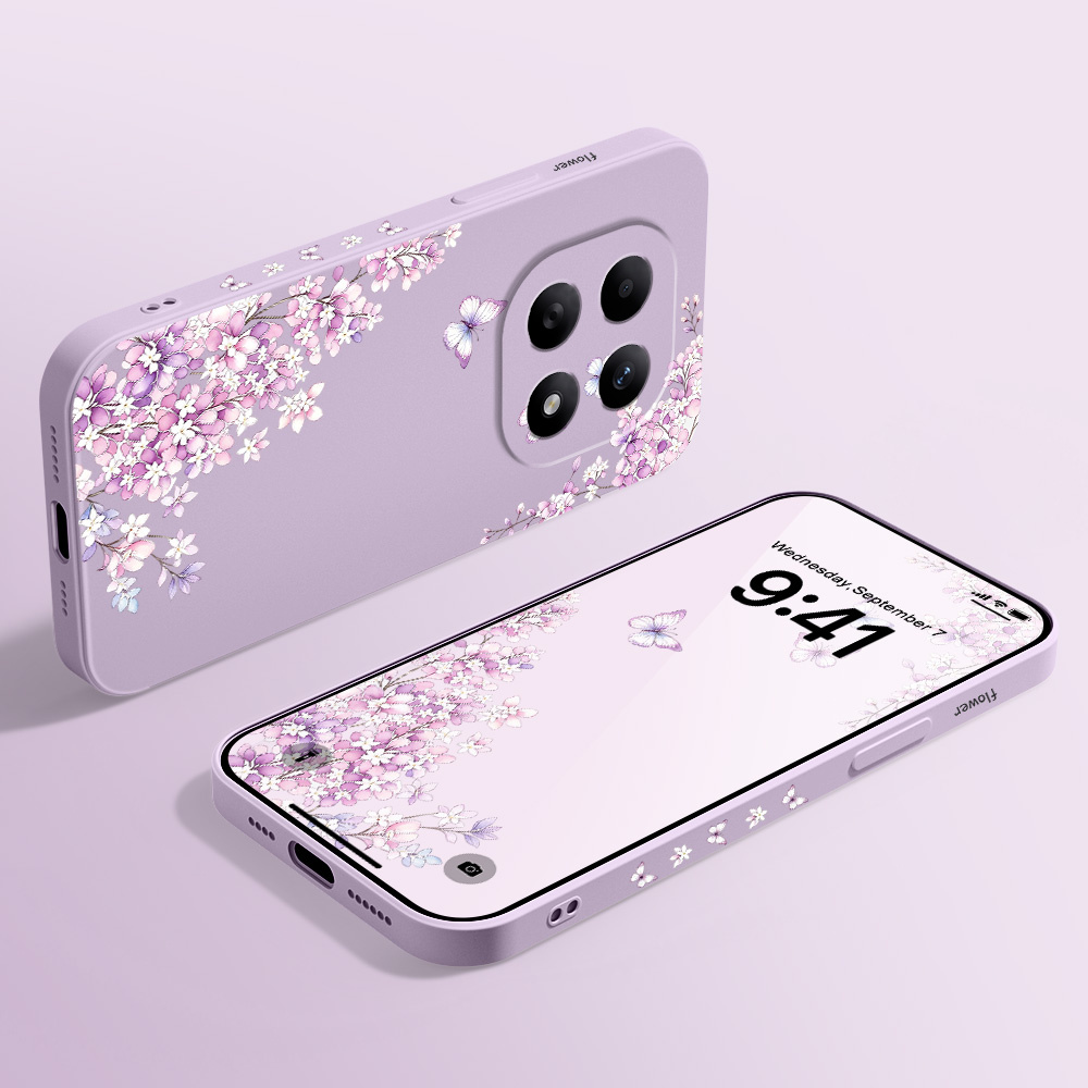 Violet Bloemen Telefoonhoesje  - Phone Cases Xiaomi 15 recensie en prijs