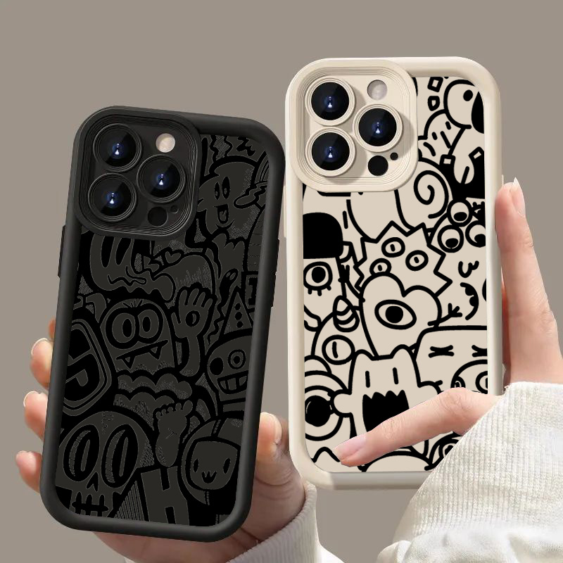 Zwarte Graffiti Telefoonhoesje - Phone Cases Xr Iphone recensie en prijs