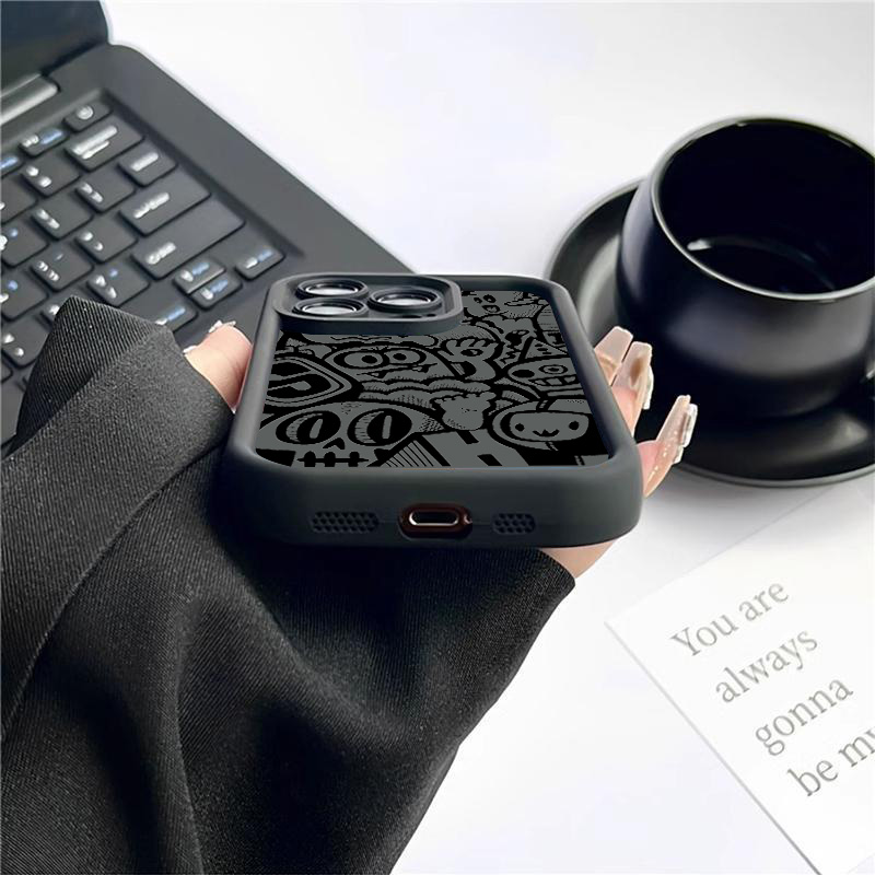 Zwarte Graffiti Telefoonhoesje - Phone Cases Xr Iphone recensie en prijs