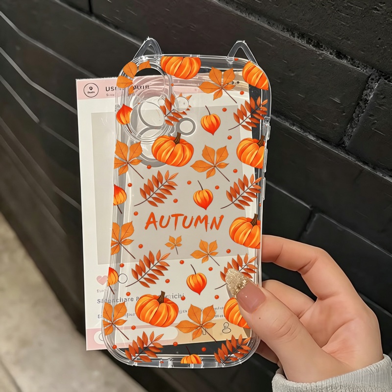Herfstpompoen Vallende Bladere - Phone Cases For Iphone 16 recensie en prijs
