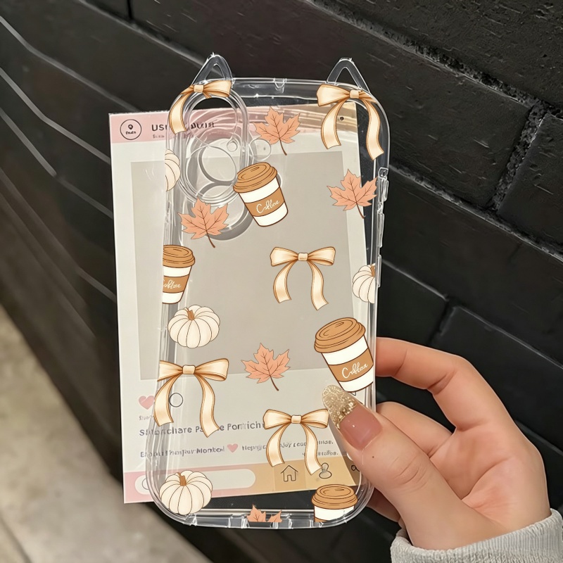 Herfstpompoen Vallende Bladere - Phone Cases For Iphone 16 recensie en prijs