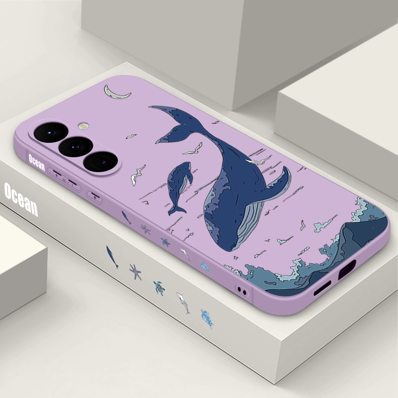 Whales telefoonhoesje voor Sam - Phone Cases Galaxy A16 5G recensie en prijs