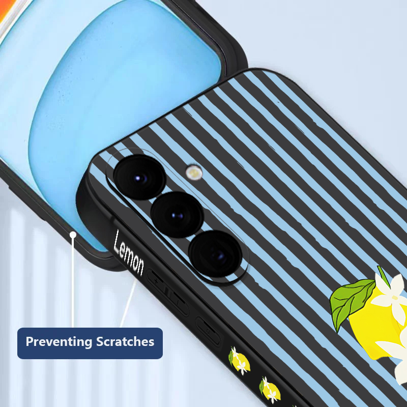 Stripe Lemon Print TPU Telefoo - Phone Cases Galaxy A16 5G recensie en prijs