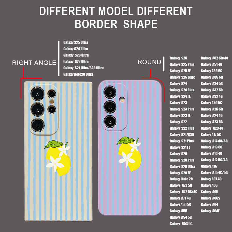Stripe Lemon Print TPU Telefoo - Phone Cases Galaxy A16 5G recensie en prijs