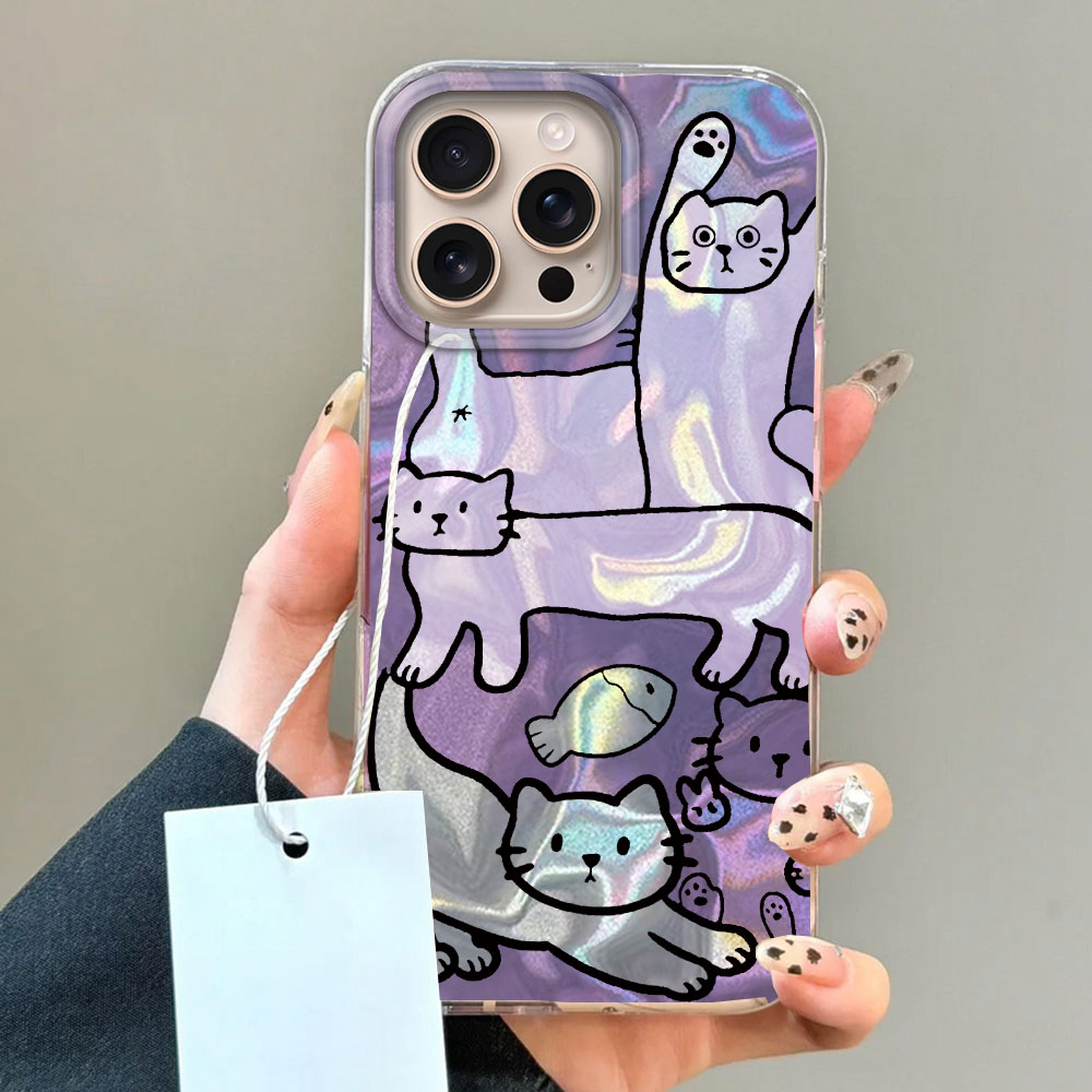 Paarse lijn kattenvis watertex - Phone Cases Xr Iphone recensie en prijs