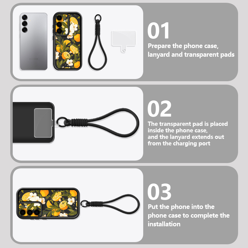 Bloemenpatroon Lanyard Telefoo - Phone Cases Galaxy A16 5G recensie en prijs